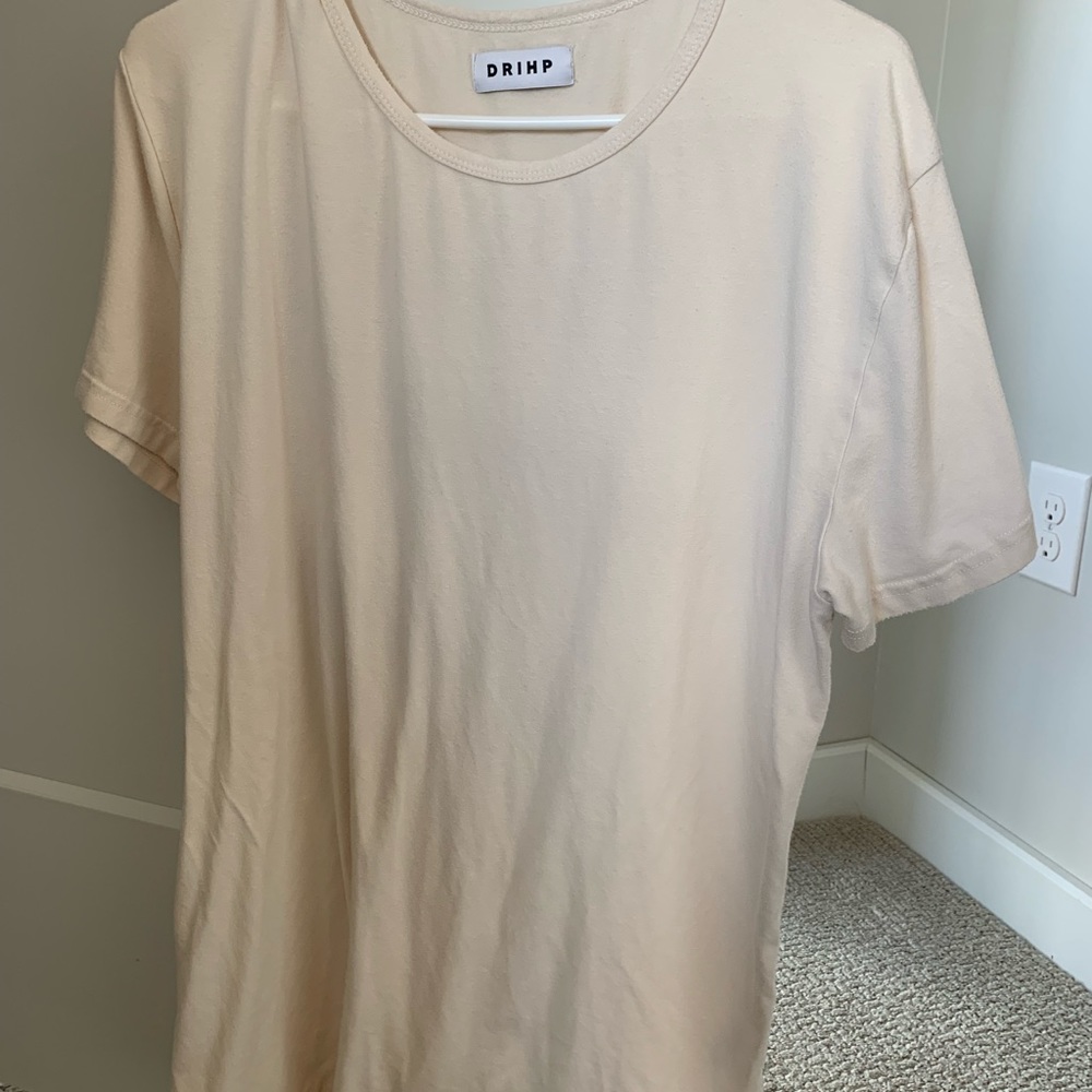 EUC Drihp cream shirt